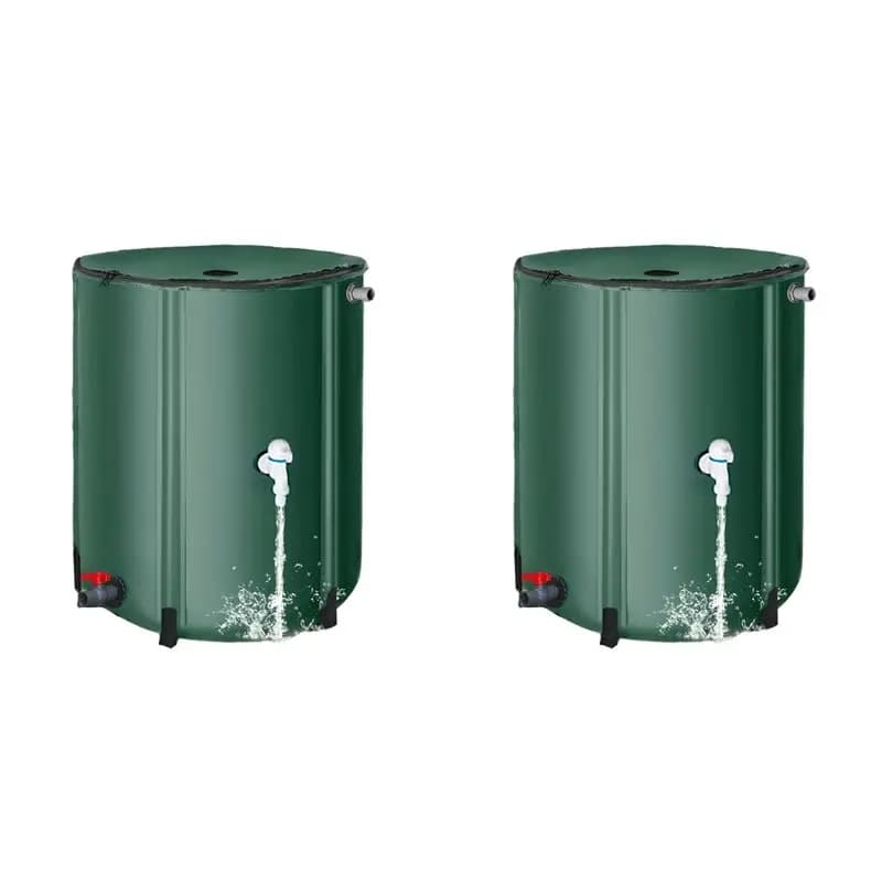 Réservoir de stockage d'eau de pluie ABKW-2X, seau d'irrigation de jardin, conteneur de collecte d'e