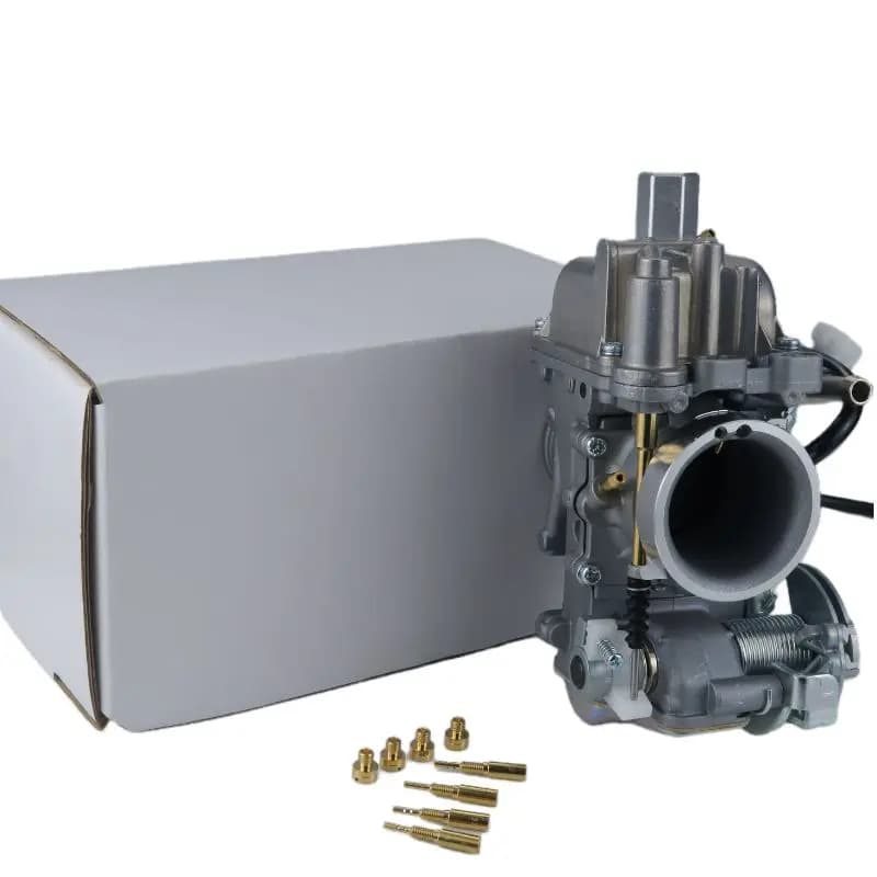 TM36-68 pour Mikuni TM 36 mm avec pompe d'accélérateur carburateur de moto à glissière plate