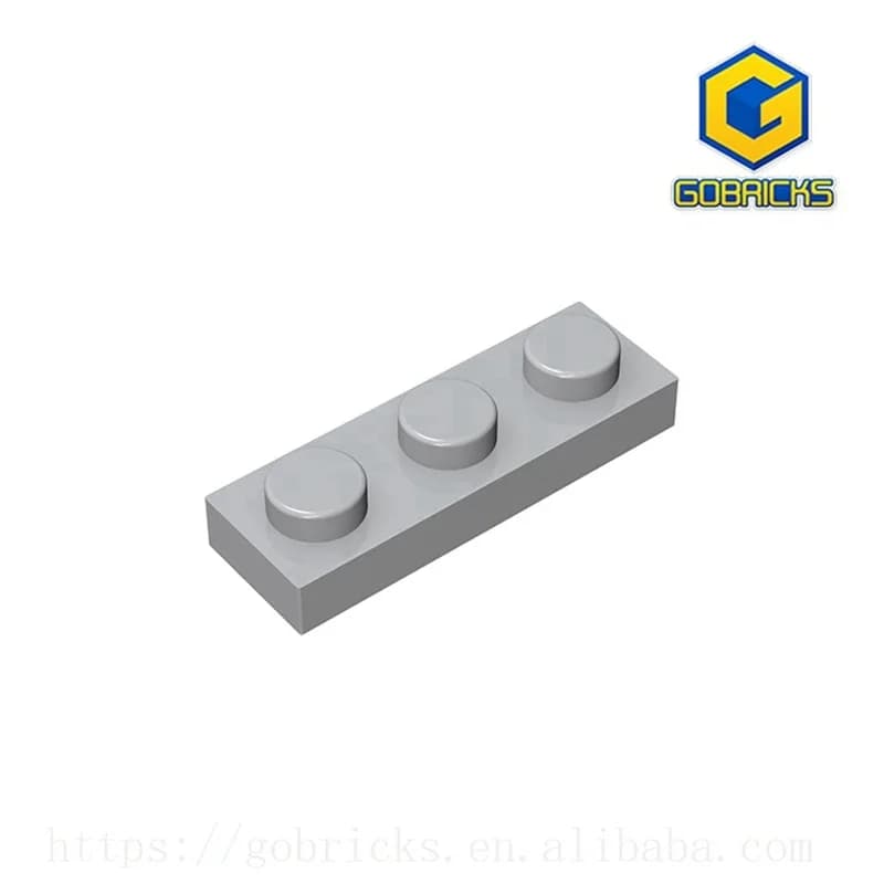 Gobricks GDS-503 plaque 1x3 compatible avec lego 3623 pièces de blocs de construction bricolage pour