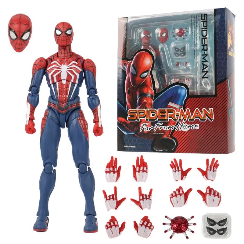 Figurines d'action Spider-Man pour garçons, Avengers, édition de jeu PS4 trempée, beurre, jouets cha