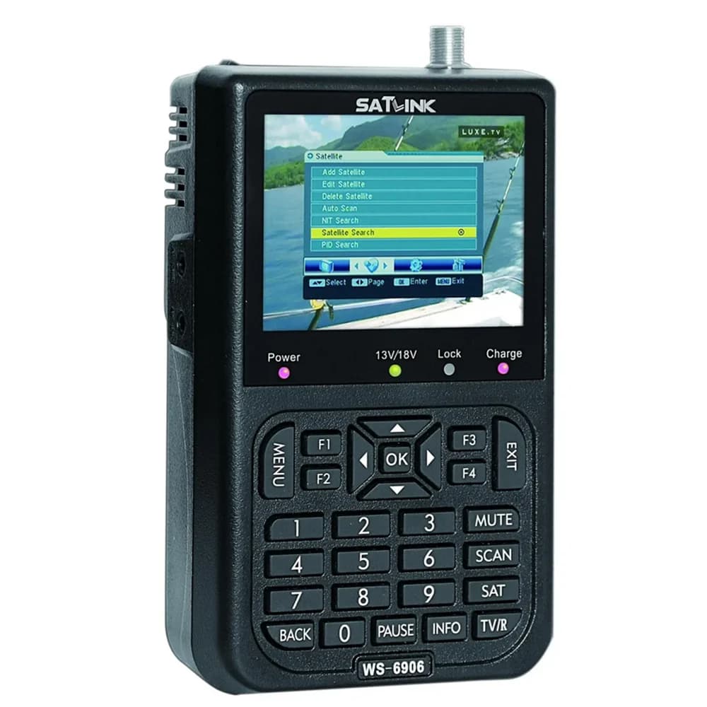 SATLINK WS-6906 3,5 pouces Portable LCD haute clarté Satellite Finder affichage données numérique Sa