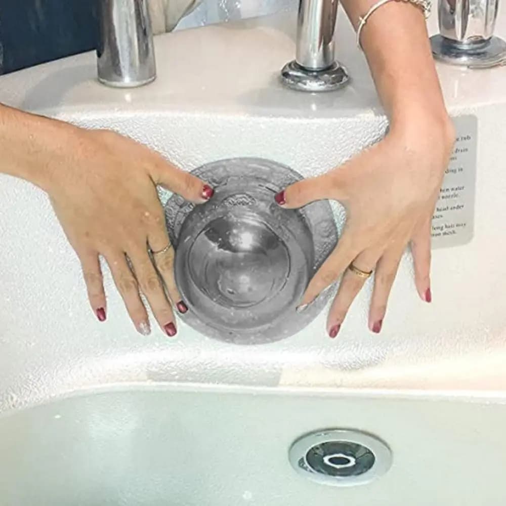 Couvercle de vidange de bain en PVC, Anti-débordement, Transparent, accessoires de salle de bains, c