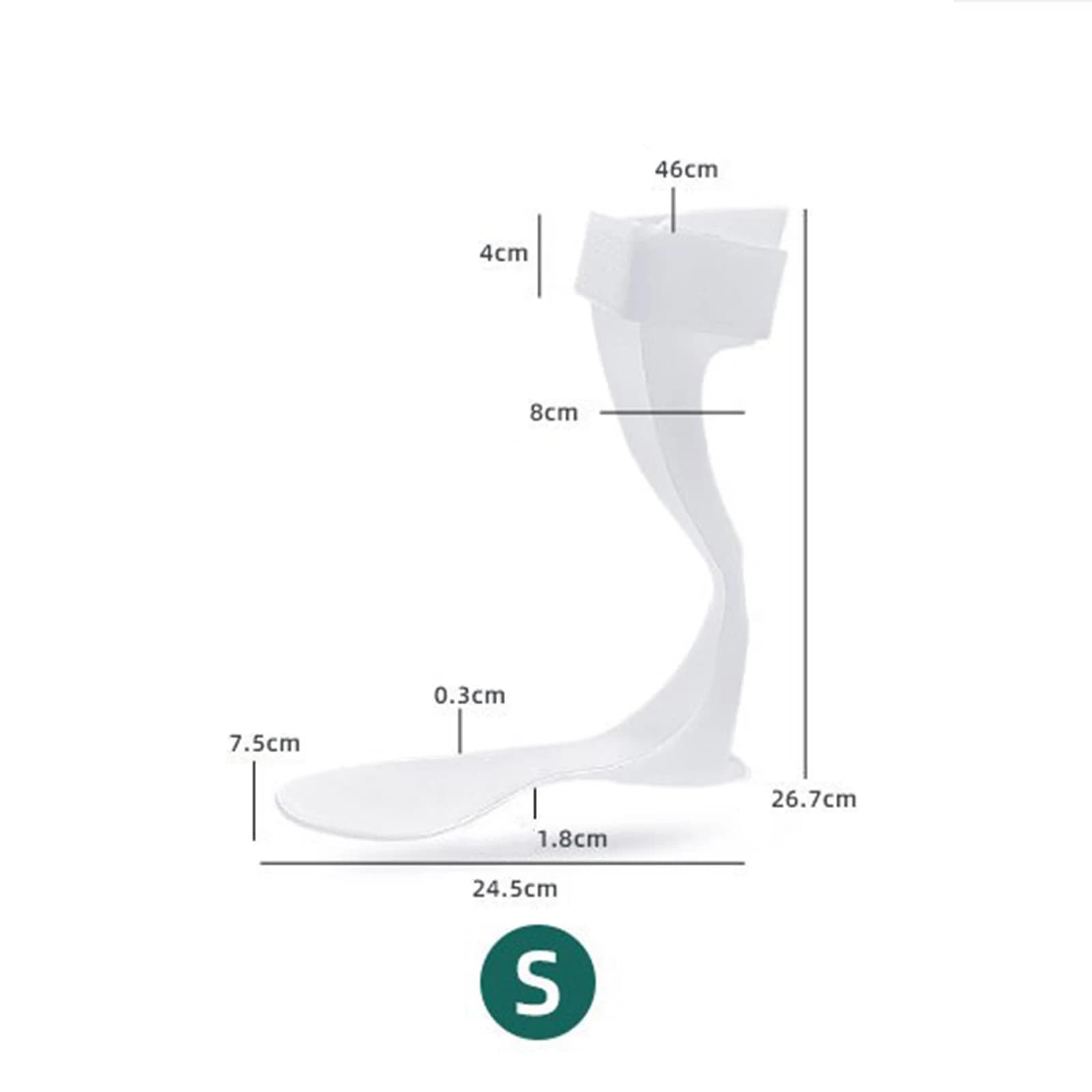 Orthèse de pied de rinçage pour adultes, stabilisateur de pied de goutte, soutien de rinçage, lisseu