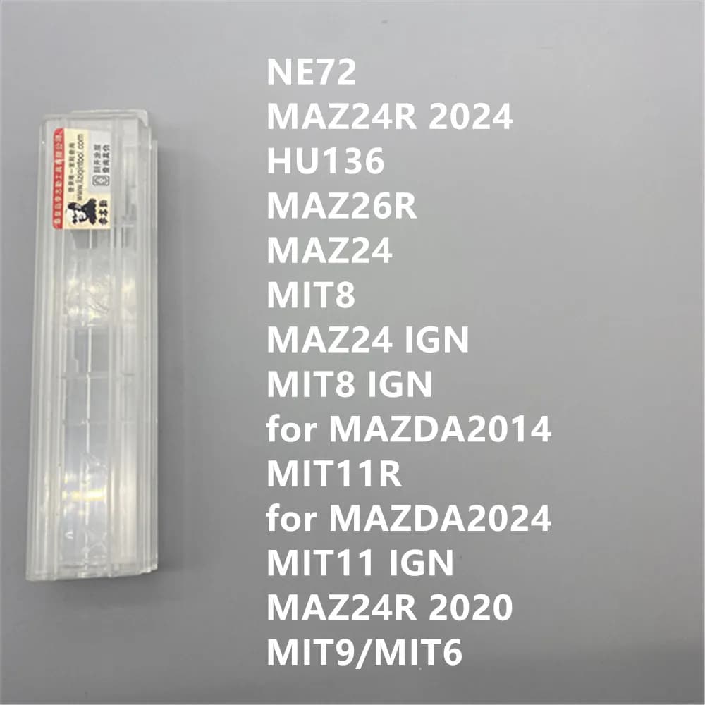 Nouveau ! Outil Lishi 2 en 1 NE72 HU136 MAZ24 pour MAZDA2014 MAZDA2024 MAZ24R-2020 MAZ24R-2024 MAZ26