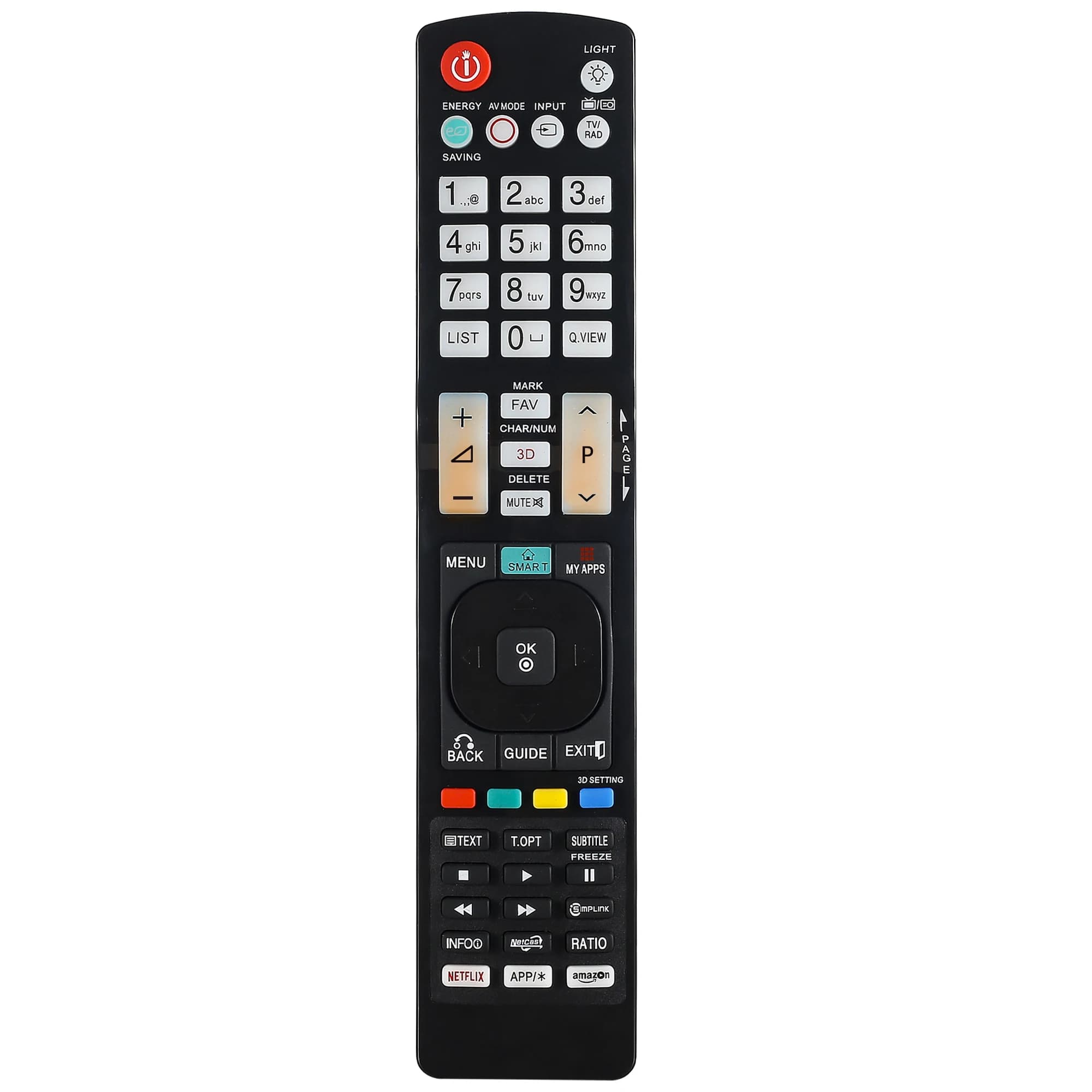 Télécommande pour TV AKB72914296 AKB74115502 AKB72914209 AKB72914293 AKB73715680 AKB72914202 AKB7397