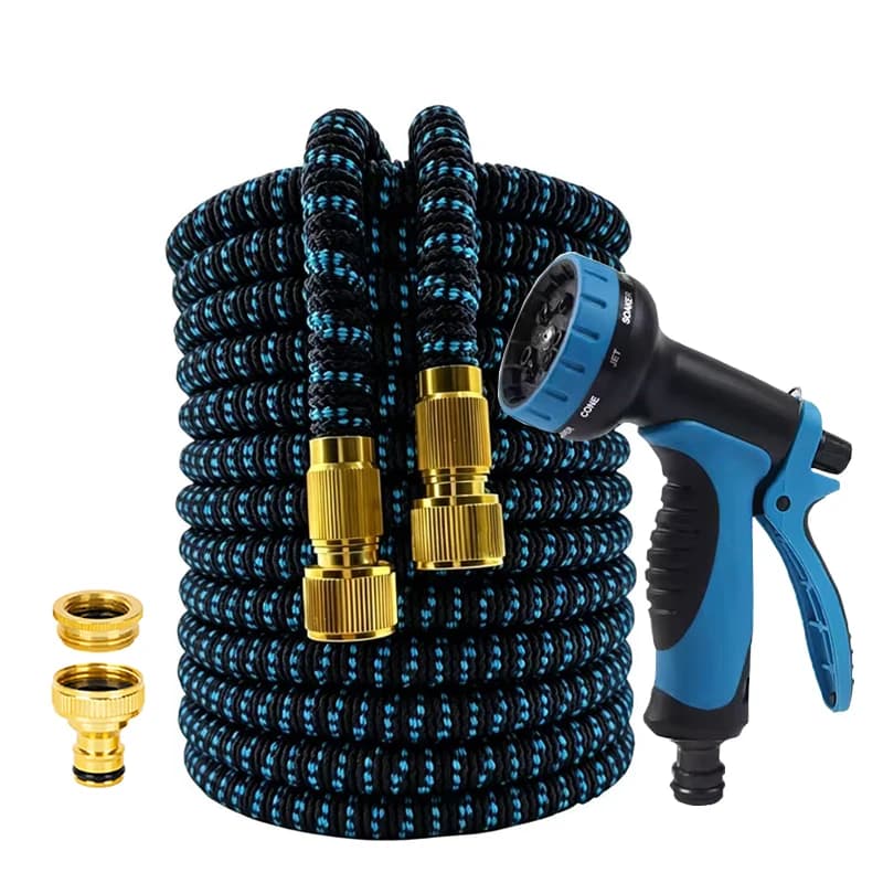 Tuyau d'arrosage extensible magique 25FT-100FT pour jardin