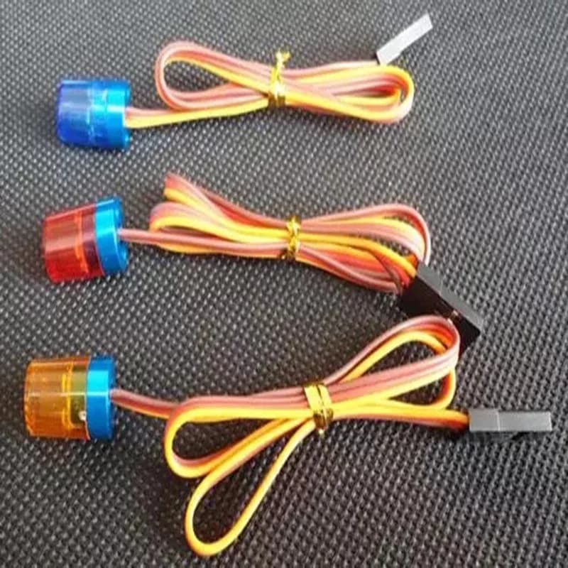 GWOLVES 9*15mm 5 modes Multi-fonction rc LED StrobingFlashing/Gyrophare pour 1/10 1/14 RC police Tracteur RC Camion D'ingénierie