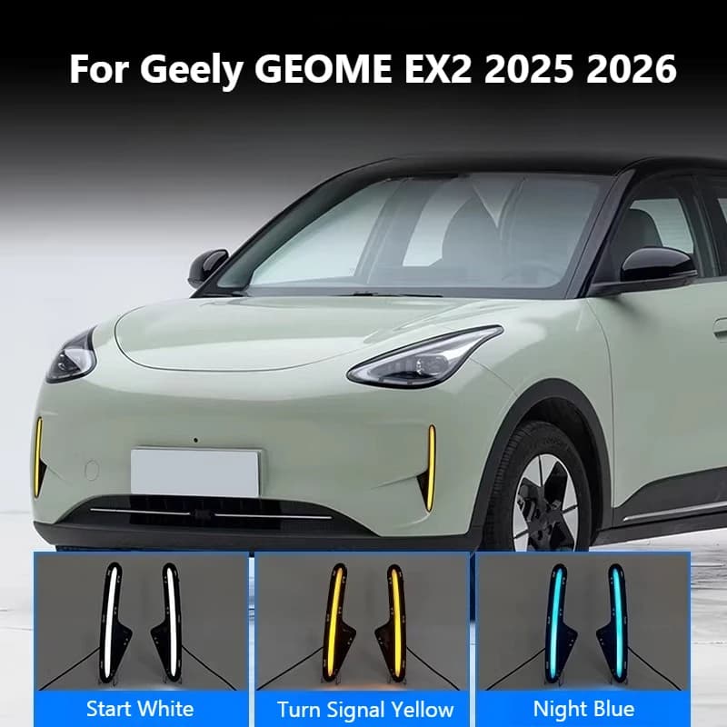 Feux de jour à LED pour Geely GEOME EX2 2025 2026
