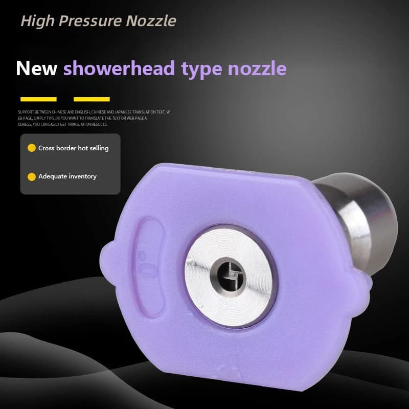 Nouvelles pointes de laveuse à brouillard par pulvérisation ; Faible pression ; Join rapide 1/4" ; Buse d'eau végétale à 4 voies
