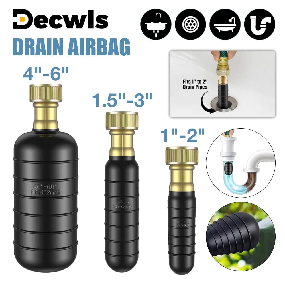 Sac gonflable de drainage pour le nettoyage des tuyaux