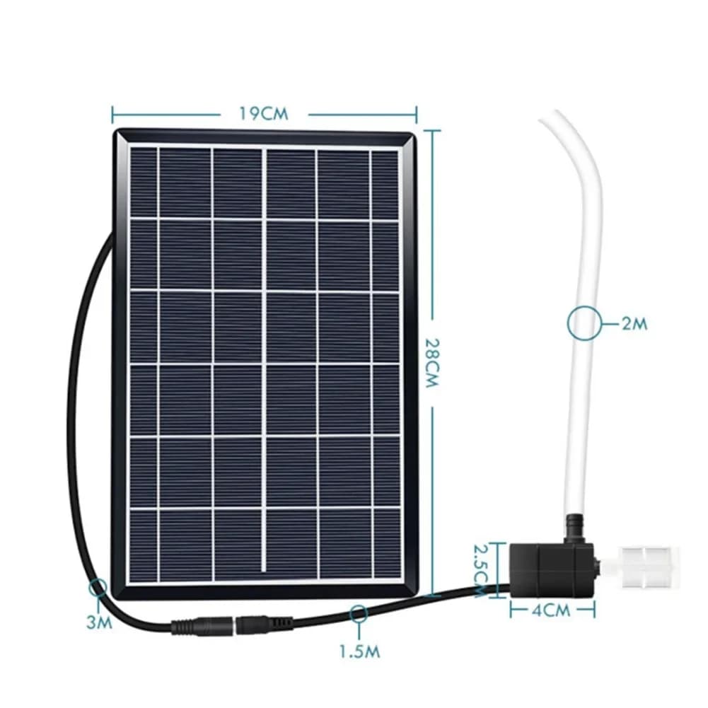 Pompe à eau solaire 12V