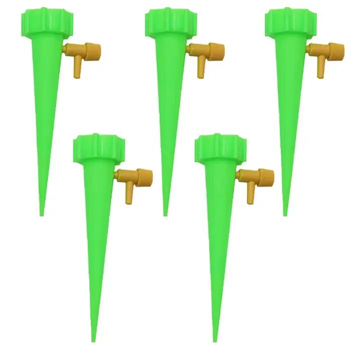 Ensemble de 5 outils d'arrosage automatique avec contrôle d'irrigation goutte à goutte réglable pour
