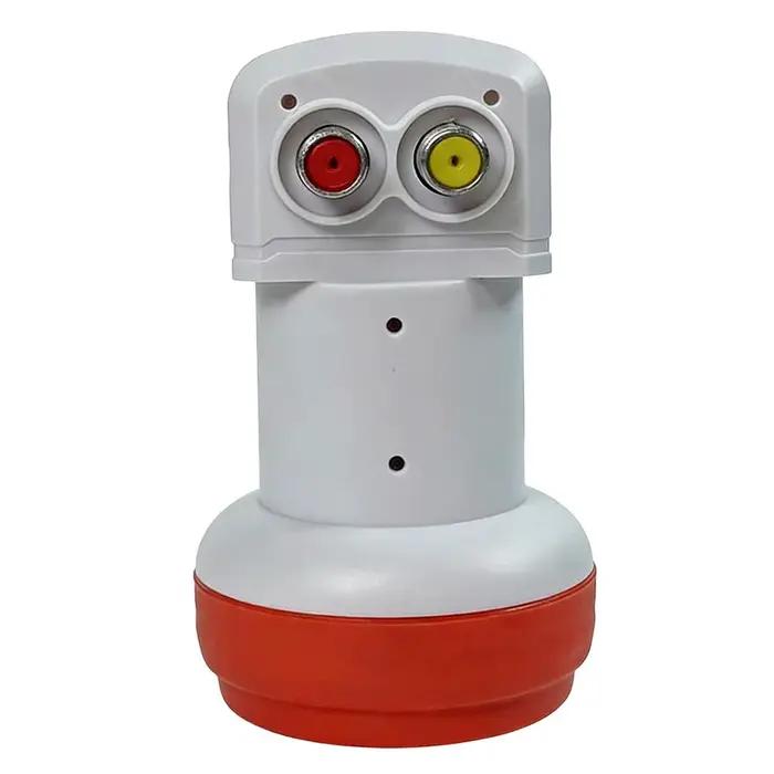 Récepteur de parabole satellite universel double LNB à double sortie Ku-Band avec faible bruit pour 