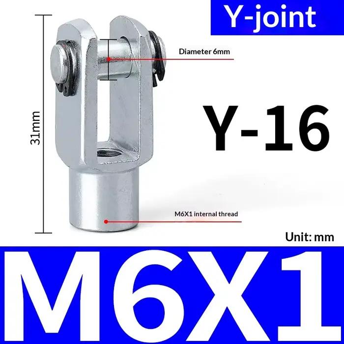 Accessoires pour vérins pneumatiques SC Standard, connecteurs de type Y et de type I, raccords de co