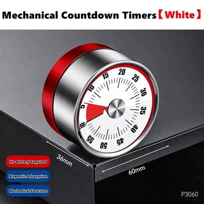 Rappel de compte à rebours, minuteries visuelles mécaniques magnétiques, horloge de cuisson en class