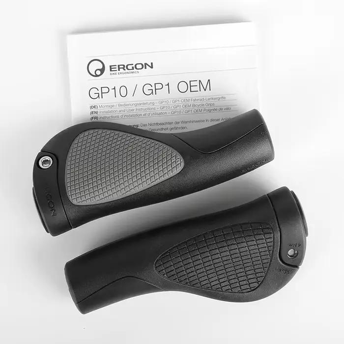 Poignées de vtt ERGON GP1 GP3 GP5 ergonomie en caoutchouc antichoc antidérapant serrure poignées de