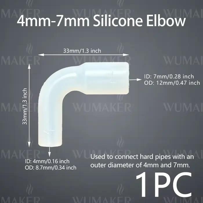 Connecteur de tuyaux durs et souples en Silicone, coude, diamètre Variable, élastique, Angle droit,
