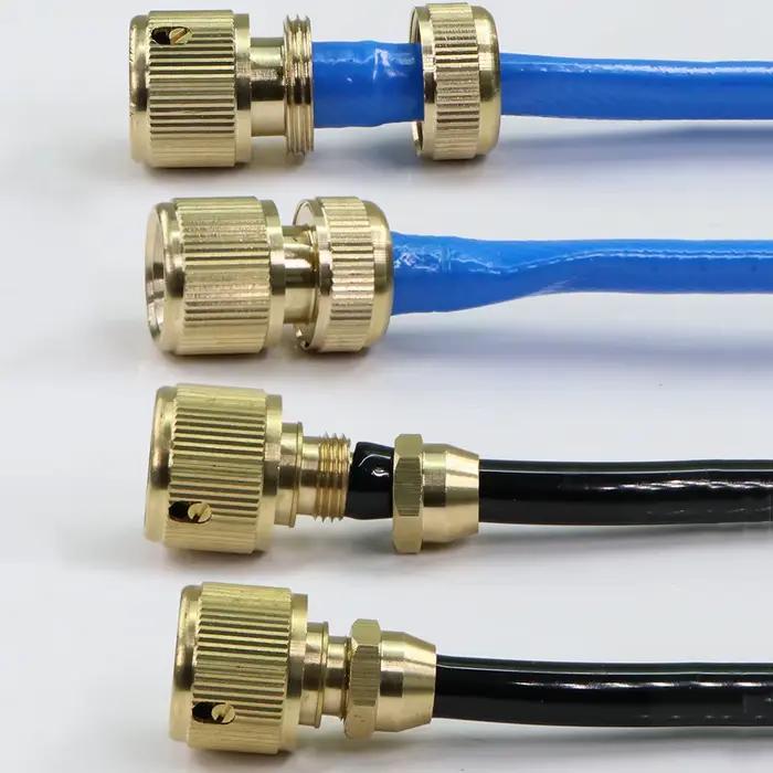 Adaptateur de tuyau en laiton, connecteur rapide, tube d'irrigation, joint de réparation allergique,