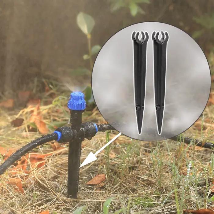 Piquets de Support d'irrigation goutte à goutte pour tuyau d'arrosage, 4/7Mm 8/11Mm, Support fixe, g