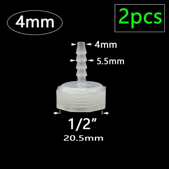 Connecteur de tuyau barbelé avec filetage femelle de 1/2 pouces, coupleur de tuyau d'eau, Joint d'ir