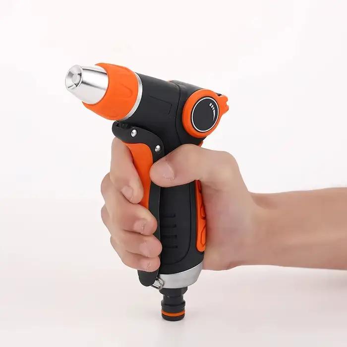 Tuyau pistolet de pulvérisation d'eau réglable pistolet de lavage de voiture pistolet de jardin Port
