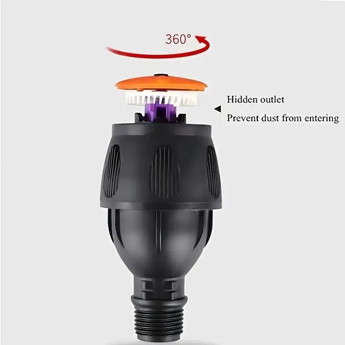 Arroseur rotatif automatique à 360 degrés, buse d'arrosage de jardin, jardinage, arrosage de fleurs,