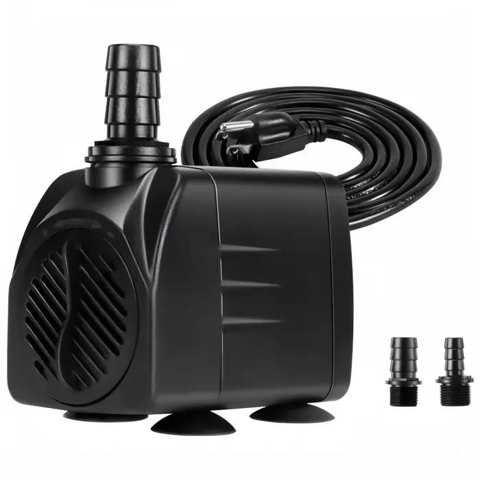 Pompe Submersible 110V 2000L/H 20W, levage Max 2M, avec 3 buses et 6 ventouses pour Aquarium, cultur