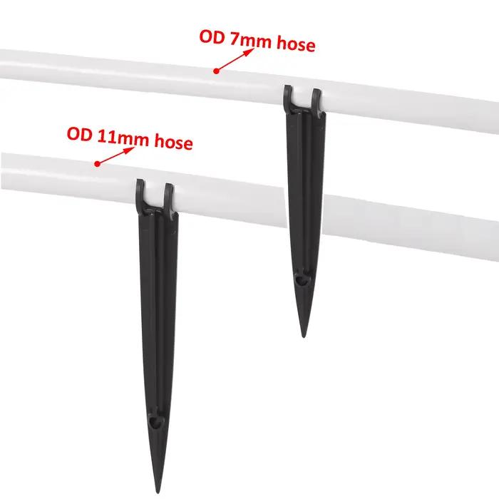 Piquets de Support d'irrigation goutte à goutte pour tuyau d'arrosage, 4/7Mm 8/11Mm, Support fixe, g