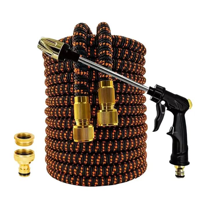 Tuyau d'arrosage extensible pratique et flexible, utilisé pour le lavage de voitures et les outils d