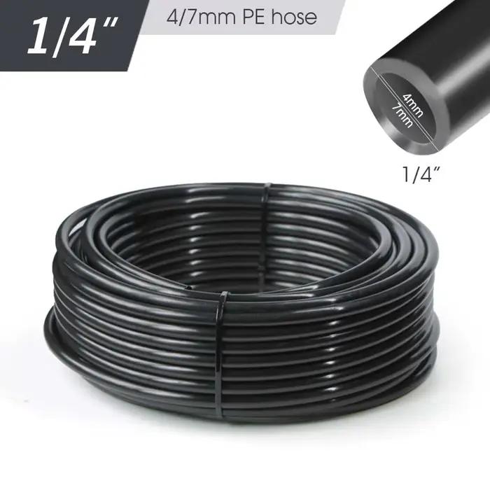 50-5m jardin 1/4 ''5/8mm 3/8" 1/2 ''PE tuyau gratuit bricolage jardinage système d'arrosage automati