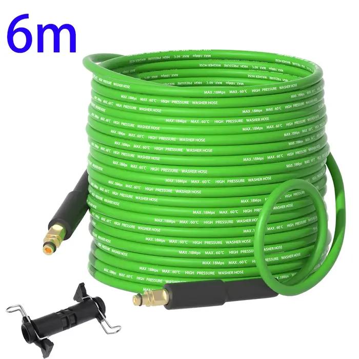 Tuyau de remplacement haute pression 6 ~ 20m, avec connecteur rapide, accessoires, tuyau d'extension