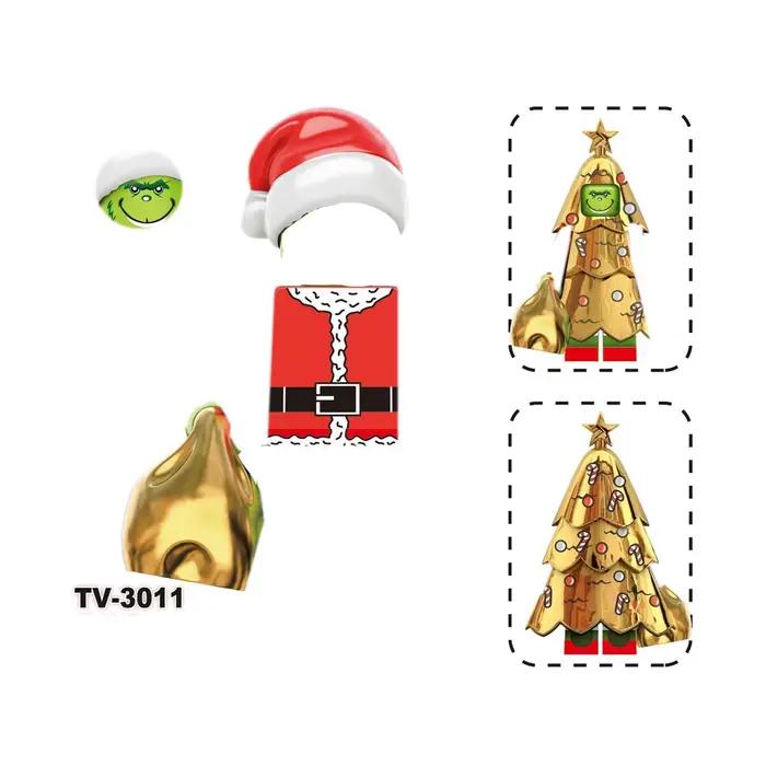 Série de Noël - Mini blocs de construction - Figurines à assembler soi-même - Jeu de rôle - Cadeau d