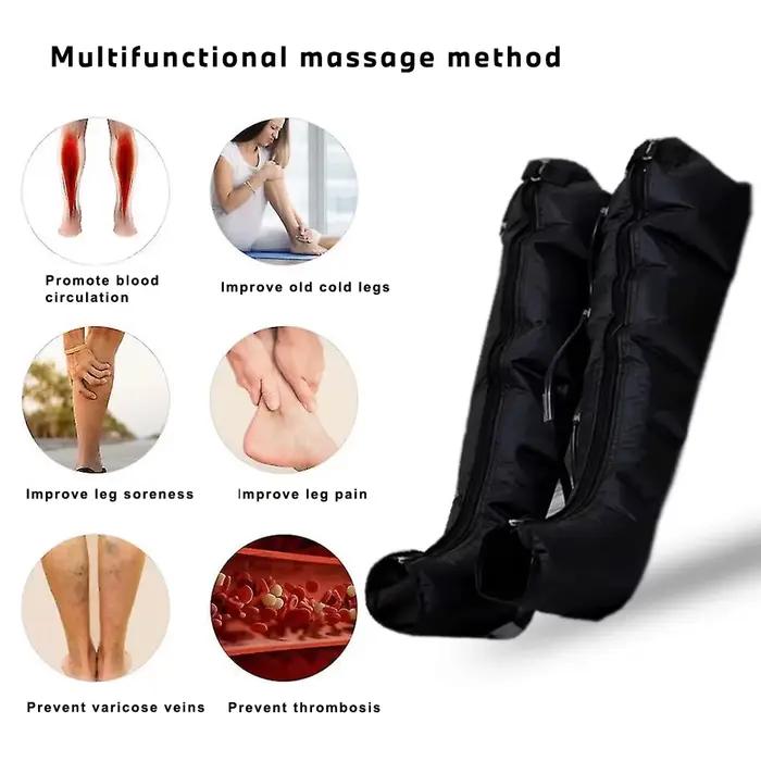 Système de récupération des jambes à compression pneumatique, masseur de pieds pour surpoids et relaxation, massage du mollet, dispositif de tension musculaire, SAP