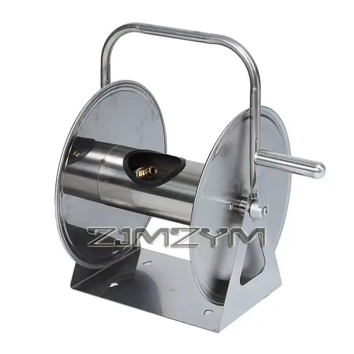 Support de stockage de tuyaux d'eau de lavage de voiture d'arrosage en acier inoxydable