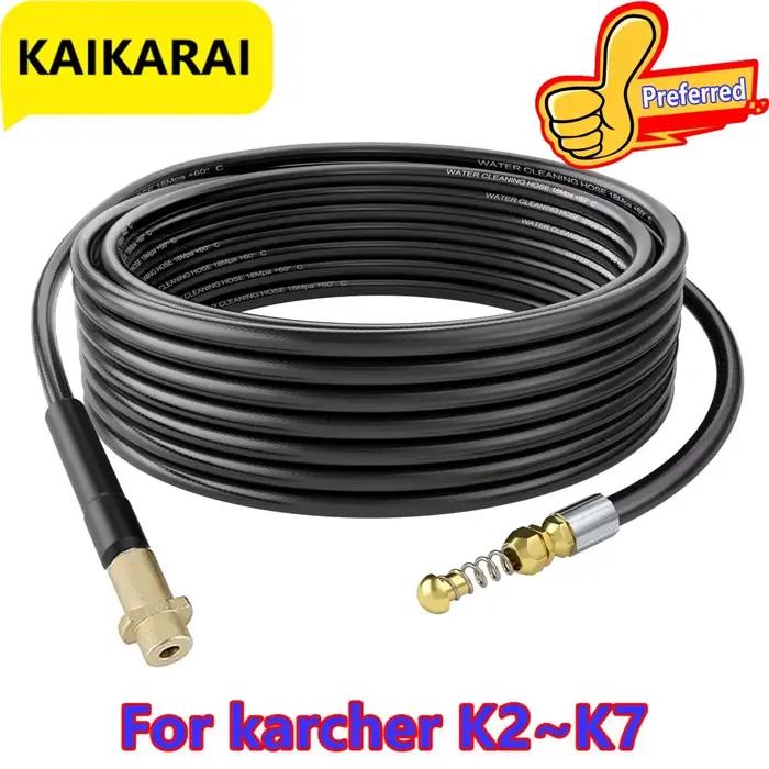 Deboucheur canalisation haute pression Kit de nettoyage de tuyaux d'égouts avec adaptateur