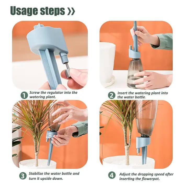 Système d'arrosage automatique pour plantes d'intérieur – Tiges d'irrigation goutte