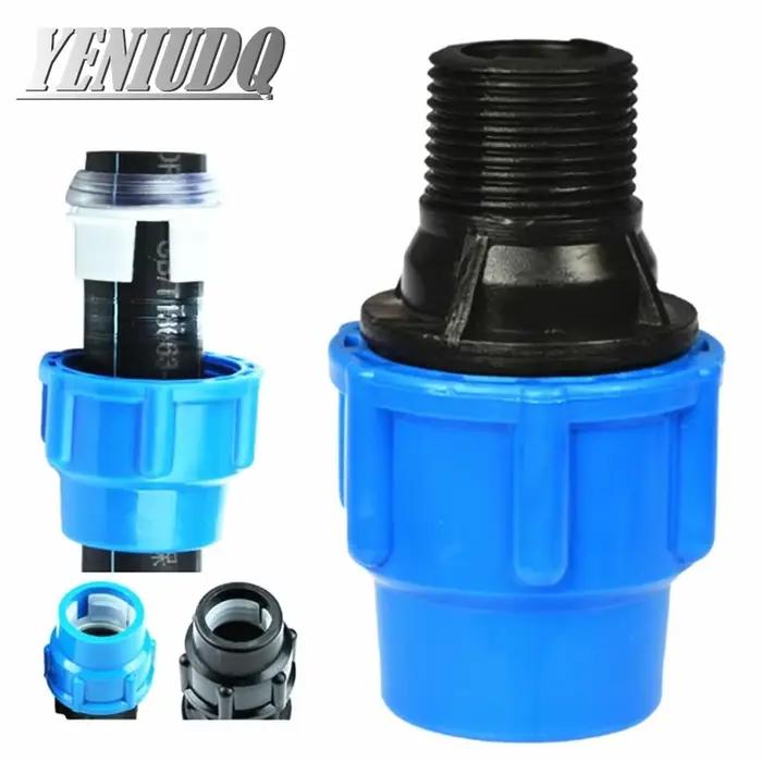 Raccord rapide en PE pour tuyau d'irrigation et d'eau potable