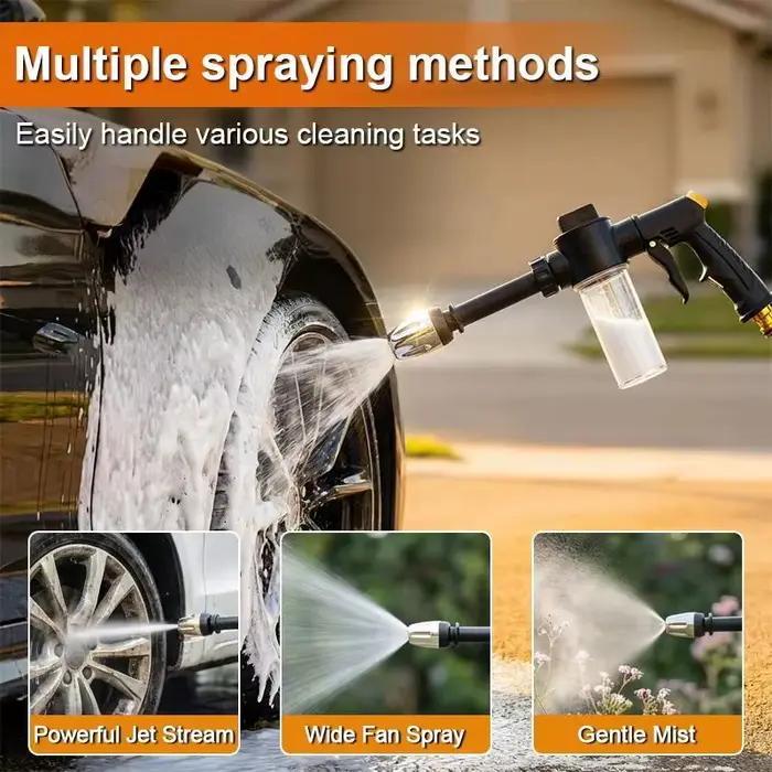Buse de tuyau d'arrosage haute pression conçue pour le nettoyage à la mousse des voitures et des camping-cars