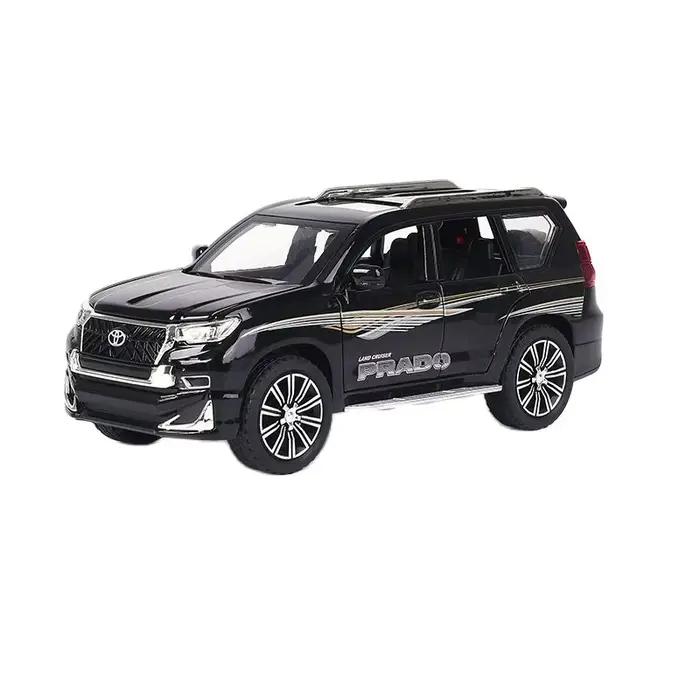 1:24 Prado Land Cruiser modèle de voiture en alliage modèle de voiture Simulation Collection garçons jouet moulé sous pression en alliage modèle de voiture à collectionner