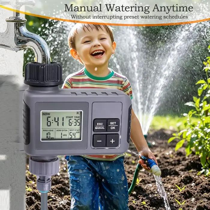 Minuterie d'eau de jardin électronique