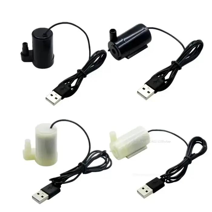 Mini pompe submersible ultra silencieuse DC 5V USB pour aquariums, fontaines, cascades et systèmes hydroponiques occasions spéciales