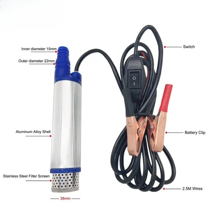Pompe Submersible Portable 12V 24V 35L/min