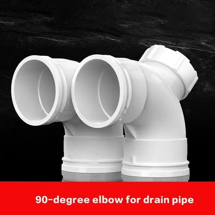 Coude en PVC à 90 degrés 50 75 110 160 200 mm