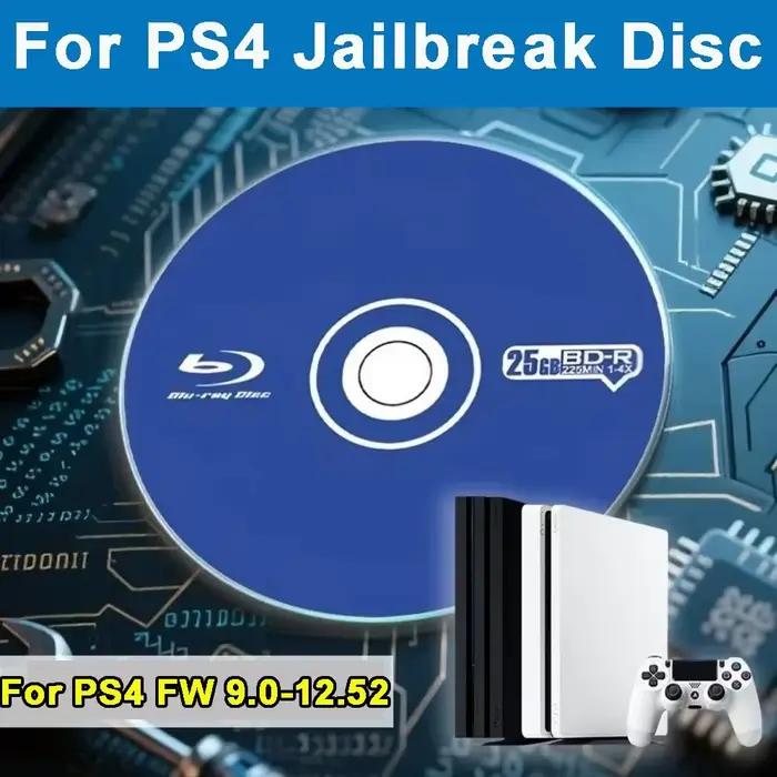 Pour le micrologiciel 9.0-12.52 disque BD-JB aucun PC nécessaire 1 clic démarrage JB disque outil brassage à domicile jouer jeux de sauvegarde pour PS4