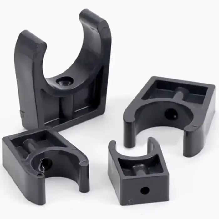 Colliers de serrage en PVC, 20/25/32/40/50/63/75/90/110mm, Clip de tuyau ouvert, Support de collier de serrage fixe, raccords de tubes d'irrigation de jardin
