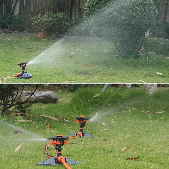 Arroseurs automatiques de jardin pour pelouse 360° ° Système d'irrigation rotatif avec buse