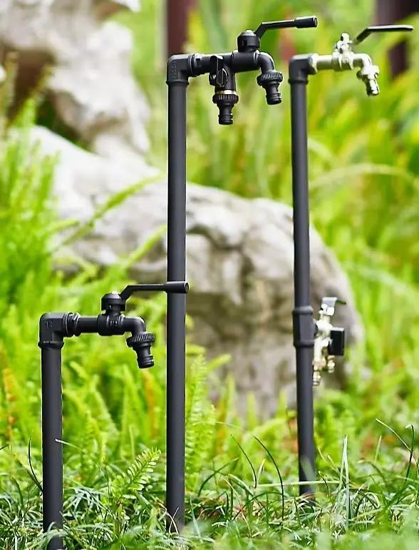 Robinets de jardin en alliage de zinc pour irrigation industrielle et domestique