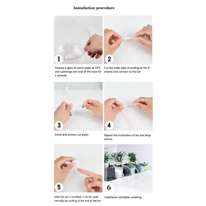 Kit d'irrigation goutte à goutte pour serre et jardin