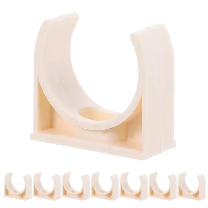 Serre-tuyaux en plastique PVC en forme de U
