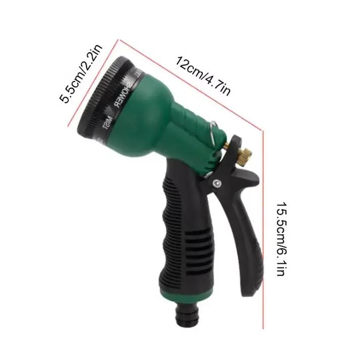 Pistolet d'arrosage haute pression 8 modes pour jardin
